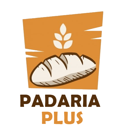 logotipo da padaria plus